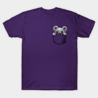 Little Koala in a Pocket T-Shirt